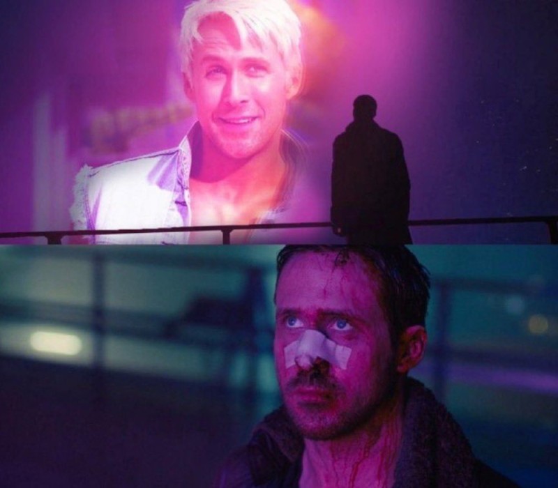 Create meme: blade runner, gosling blade runner, ryan gosling blade runner