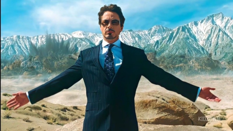 Create meme: meme Robert Downey, iron man , Tony stark with outstretched hands