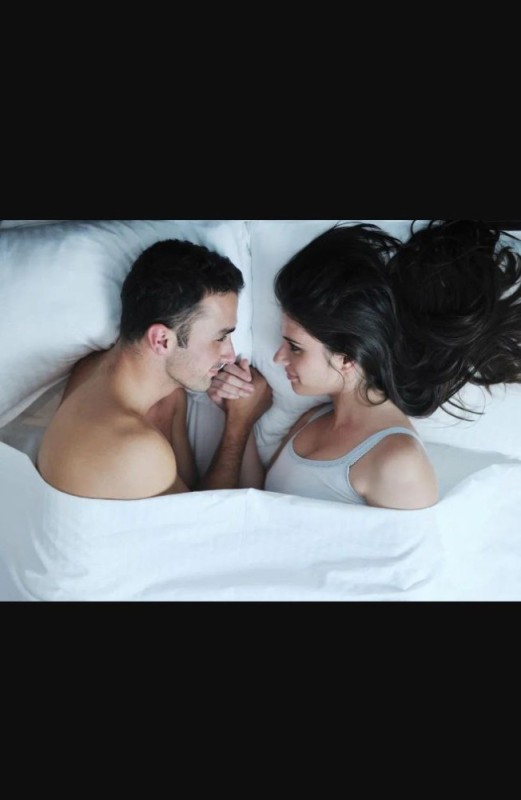 Create meme: a man and a woman , in bed , couple in bed