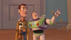 Создать мем: buzz lightyear, everywhere, woody toy story