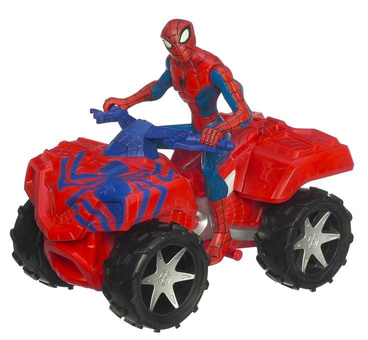 Create meme: Hasbro Spider-man spider cycle e0593 game set, spectacular spider-man action figures, spiderman quad bike