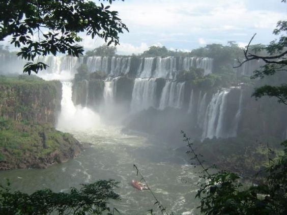 Create meme: iguazu falls argentina, Iguazu National Park Brazil, the iguaçu falls