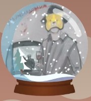 Create meme: snow illustration, snow globe