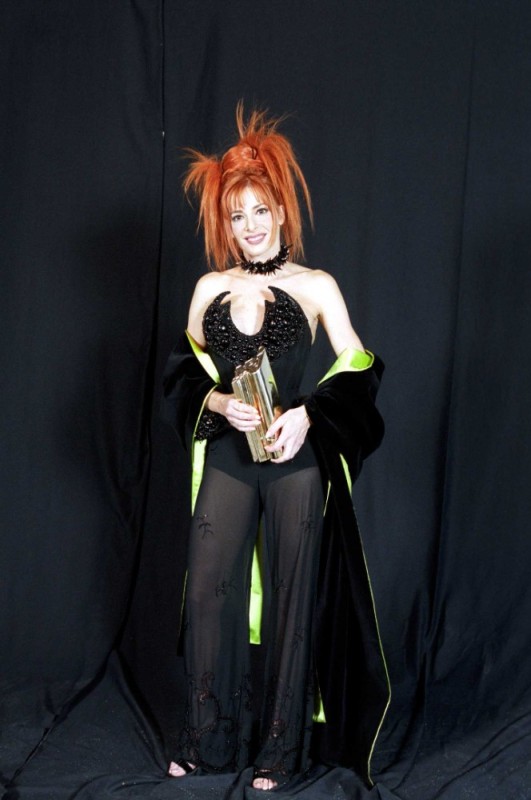 Create meme: farmer mylene, singer Mylene Farmer, Mylene Farmer 2000