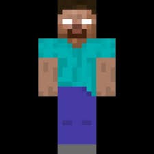 Herobrine - Minecraft skin (64x64, Steve)