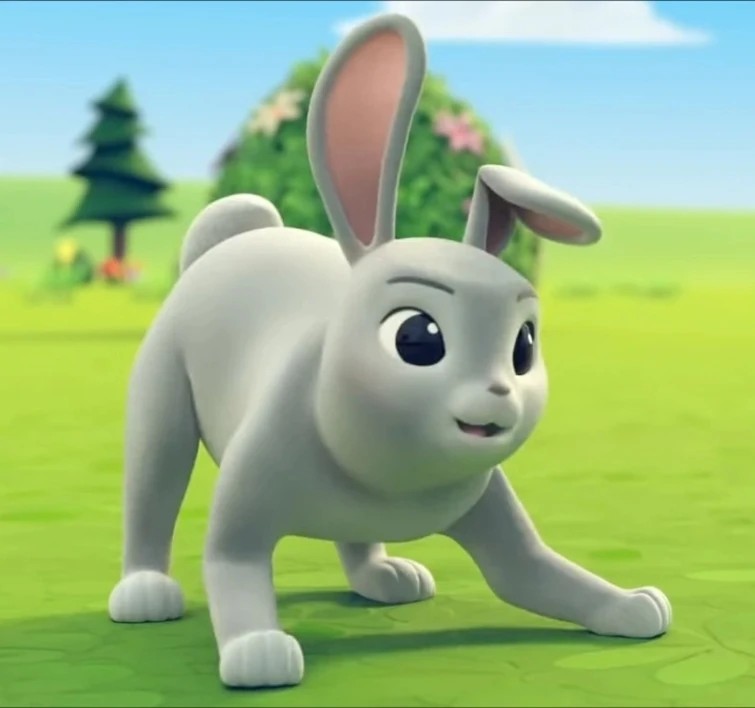 Create meme: big rabbit tank, rabbit 3d, big buck bunny cartoon