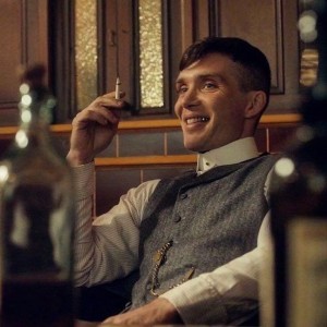 Create meme: Thomas Shelby is smiling, peaky blinders