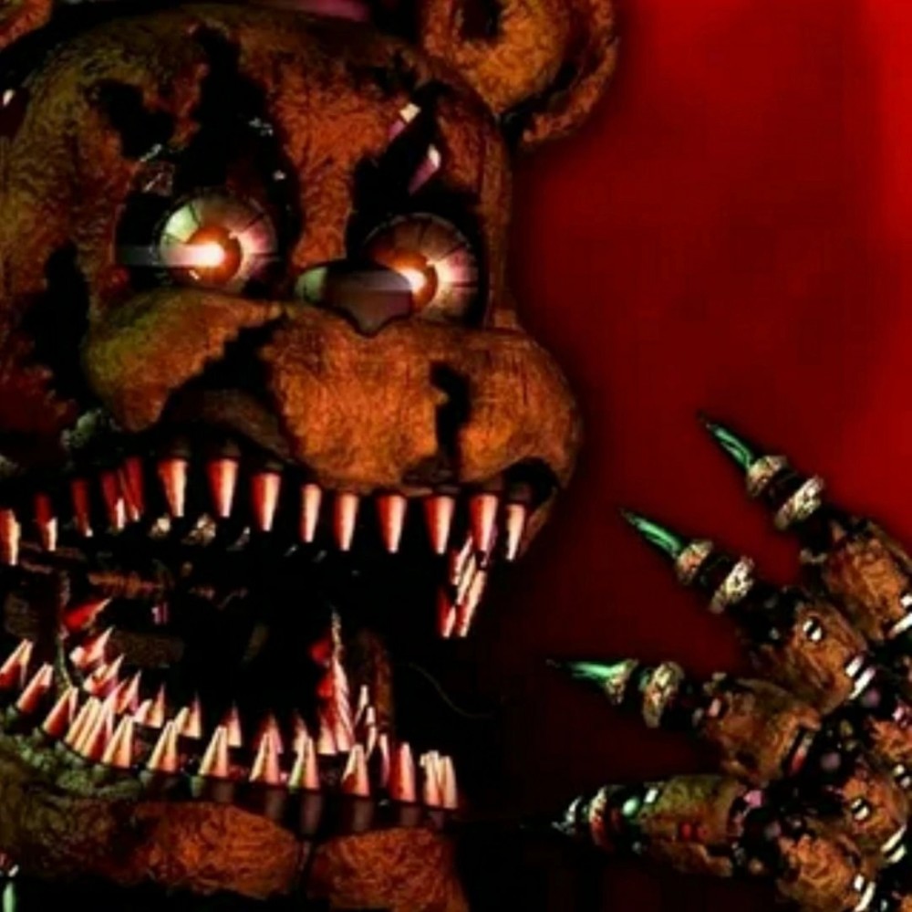 Создать мем: пять ночей с фредди 4, five night at freddy s, кошмарный фредди