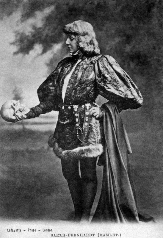 Create meme: Sarah Bernhardt as Hamlet, Sarah Bernard Hamlet, William Shakespeare's "Hamlet"