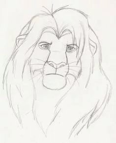 drawings of mufasa