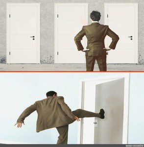 Create meme: meme with the guard, meme with the guard at the door, the door meme