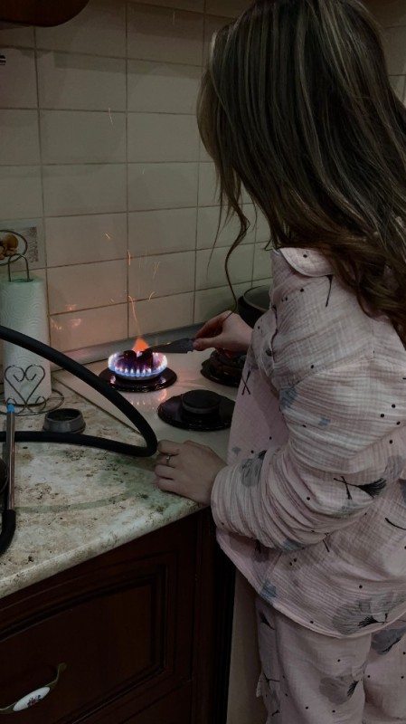 Create meme: on the gas, gas burner, household gas