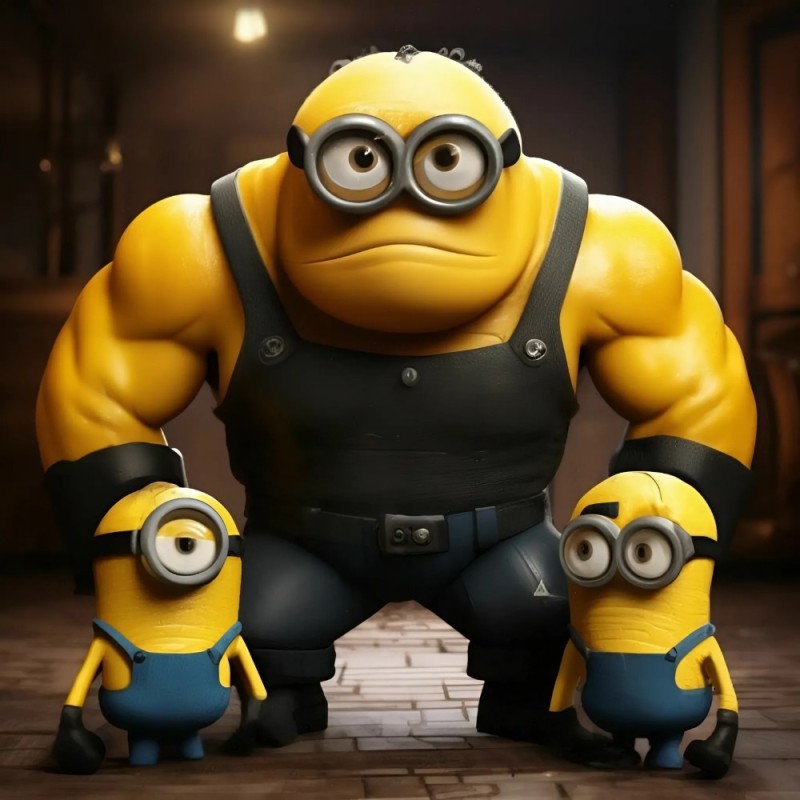 Create meme: minion Jock, minions , pitching minions