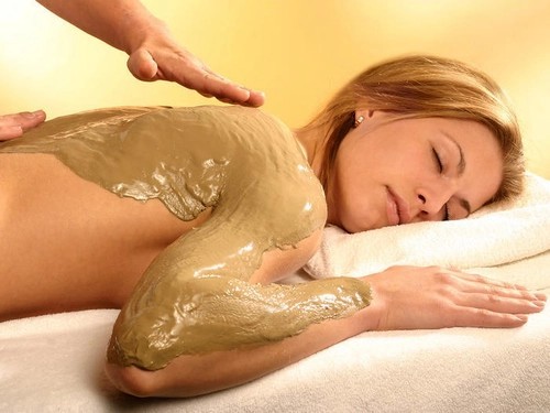 Create meme: mud wrap, body wrap for weight loss, therapeutic mud