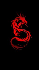 Создать мем: Красный дракон, красный дракон на черном фоне, msi red dragon wallpaper