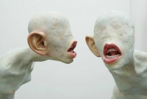 Create meme: strange sculptures, figure, creepy art