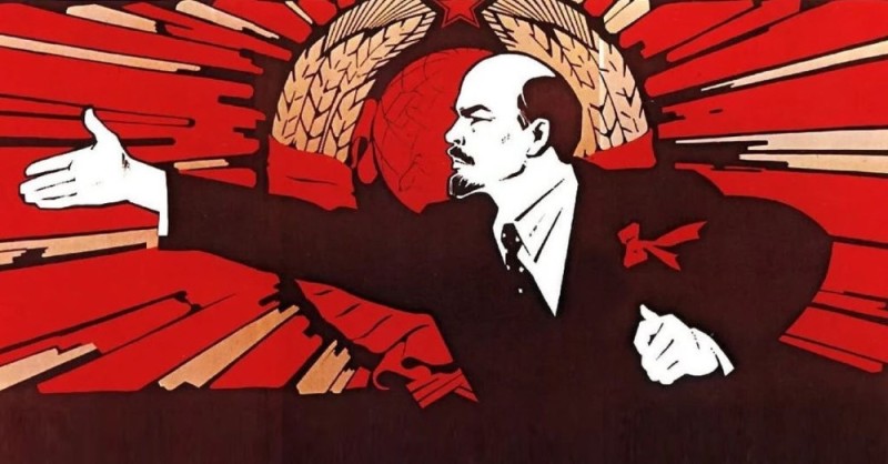 Создать мем: ленин коммунизм, ленин владимир ильич плакаты, ура товарищи