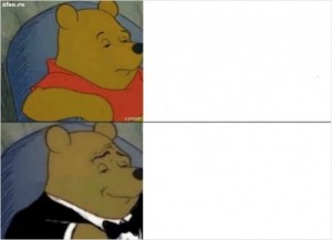 Create meme: Vinnie, luxury Winnie the Pooh meme, pattern for luxurious memes Winnie the Pooh