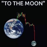 Create meme: to the moon crypt, earth moon, dogecoin to the moon