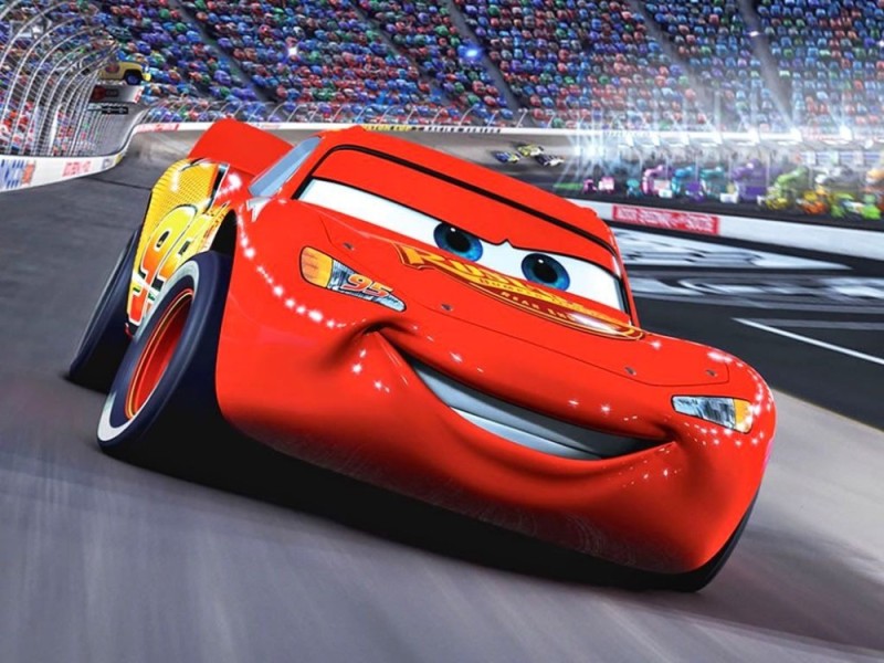 Create meme: I speed lightning makvin, cars 3 lightning McQueen, car lightning makvin