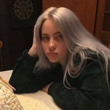 Create meme: billie eilish, Billy Irish with white hair, Billy Iles