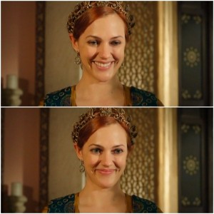 Create meme: Magnificent century, hairstyles hürrem, hürrem