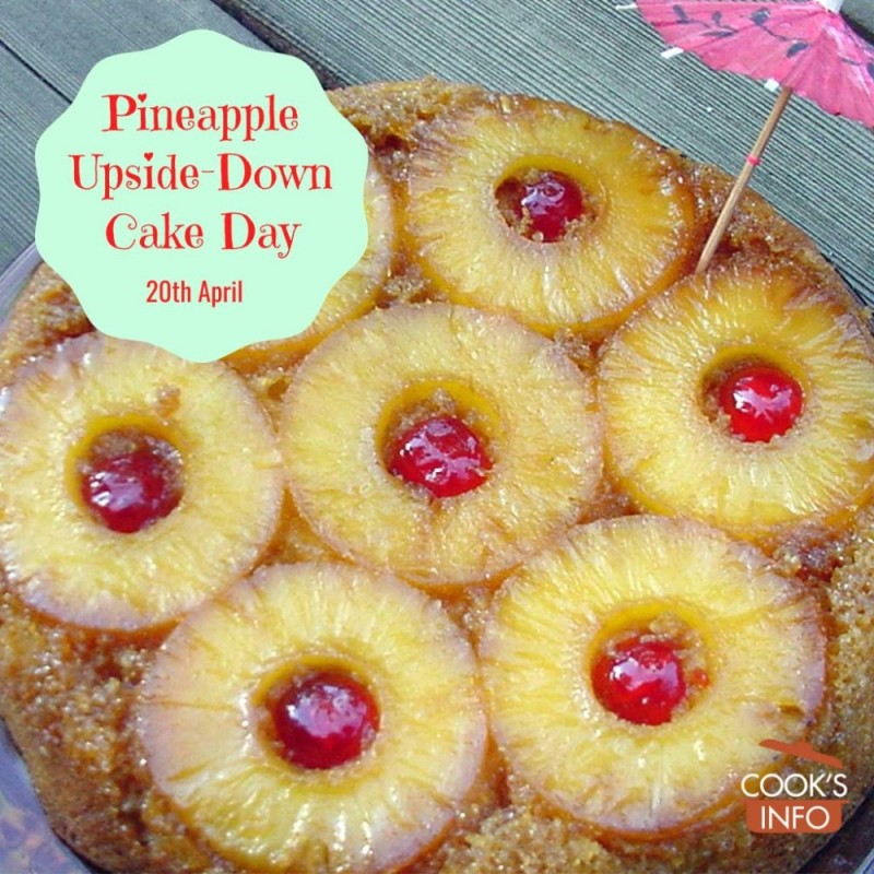 Создать мем: пирог с ананасами, pineapple upside down cake хоста, 20 апреля день перевернутого ананасового пирога
