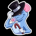 Create meme: Mr. rat stickers, rat stickers, sticker