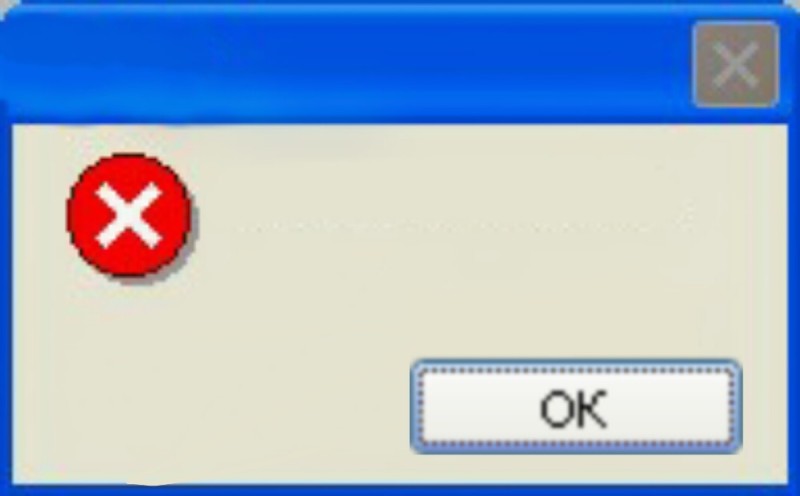 Create meme: windows error cross, error download, error on the computer
