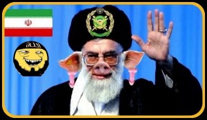 Create meme: girl, Ayatollah, Ali Khamenei