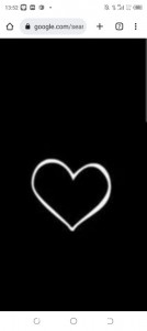 Create meme: love me, white heart on black background, black background