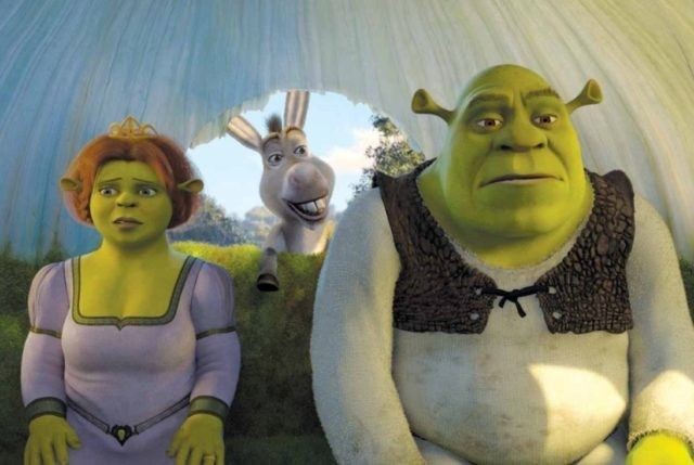 Create meme: Shrek Fiona donkey, shrek 2 fiona, Shrek 