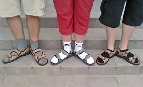 Create meme: shoes, shoes, socks under sandals