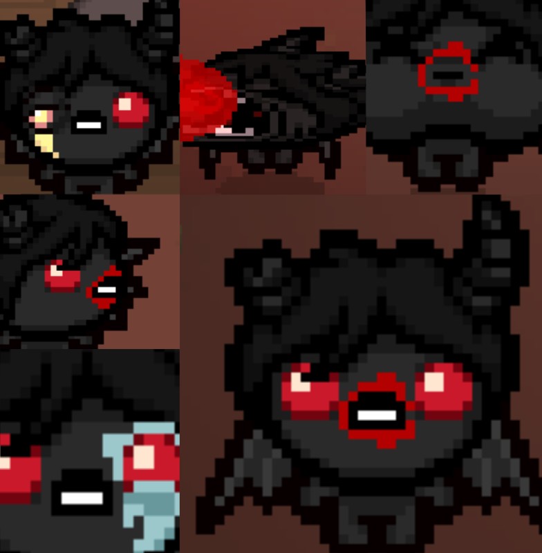 Create meme: the binding of isaac, the binding of isaac the objects of Satan, azazel isaac sprite