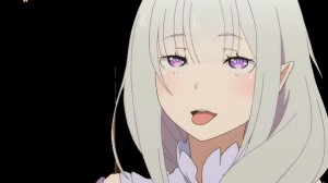 Create meme: emilia re zero