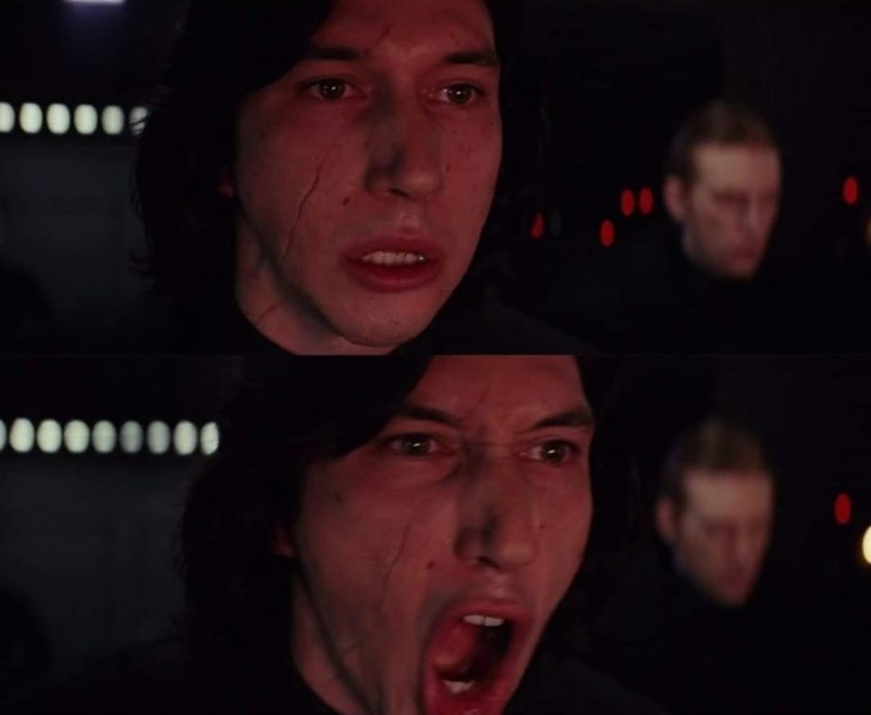 Create meme: Kyle Ren more, kylo Ren, Adam Driver