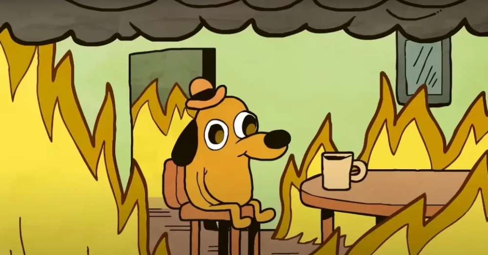 This is fine картинка