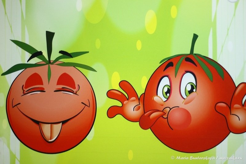 Create meme: funny vegetables, tomatoes, tomato for kids