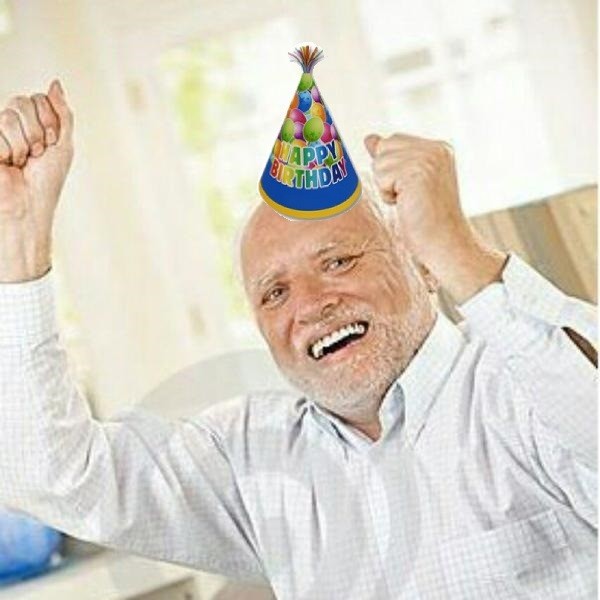 Create meme: Harold's birthday, meme grandfather , grandfather Harold memes