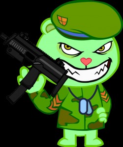 Создать мем: happy tree friends, прапор/флиппи happy tree friends, flippy