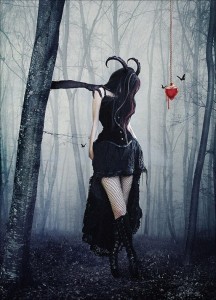 Create meme: Gothic beauty, Gothic girls