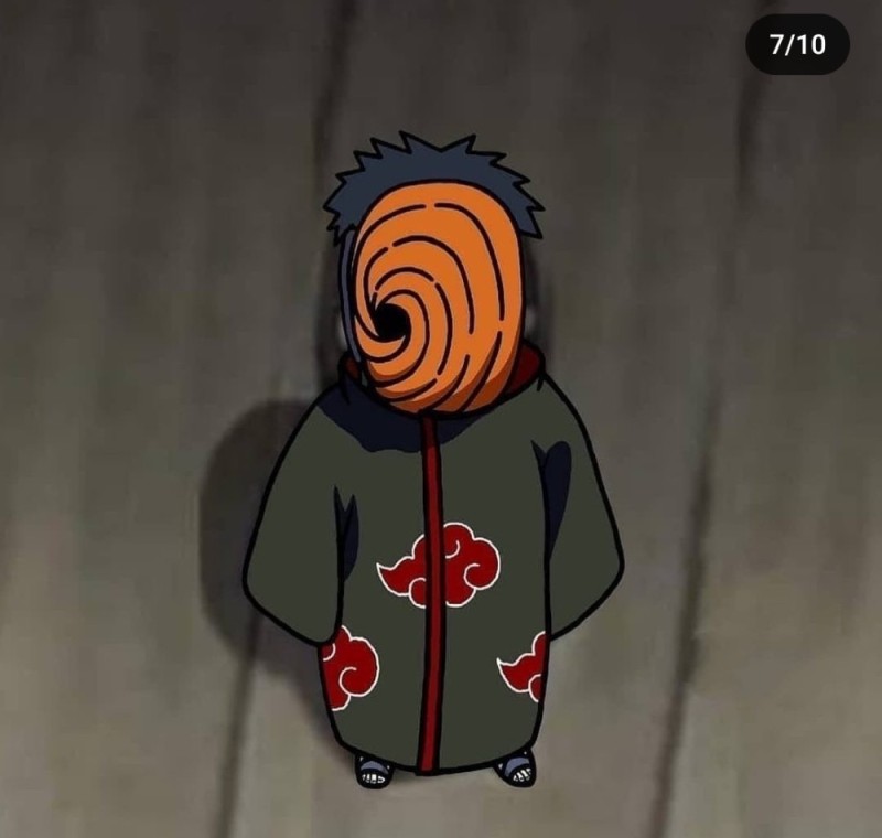 Create meme: upholstered Uchiha, Toby naruto, Mini Neji Akatsuki Toby