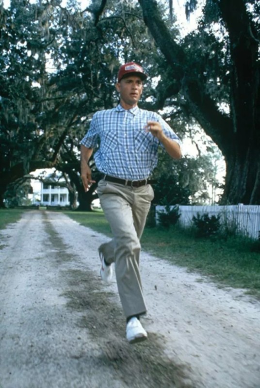 Create meme: Forrest Gump , Tom Hanks Forrest Gump, tom hanks run forest