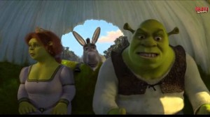 Create meme: donkey Shrek came, Shrek has arrived, Shrek Fiona donkey