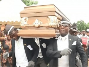 Create meme: Negros coffin meme, niggers funeral, blacks carry the coffin