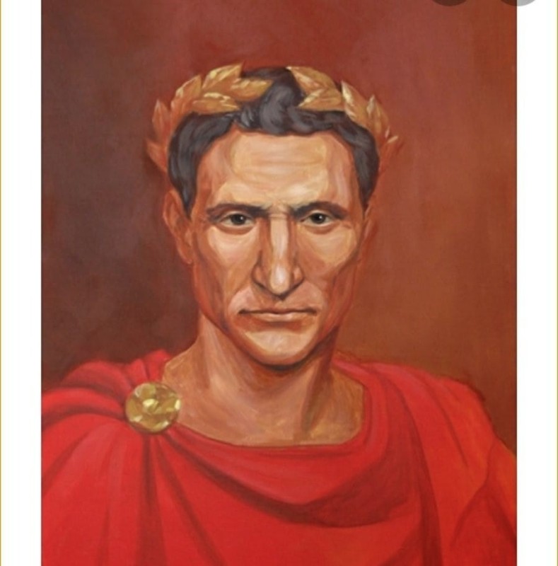 Создать мем: юлий цезарь картина, гай юлий цезарь портрет, цезарь портрет