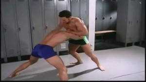 Create meme: gachimuchi boss of the gym, gachimuchi lords of the lockerroom, gachimuchi battle