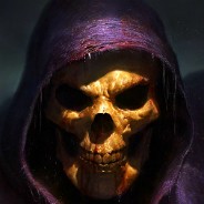 Create meme: skull, grim reaper, skull hoodie art