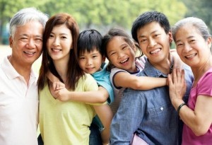 Create meme: generation, asian, a family