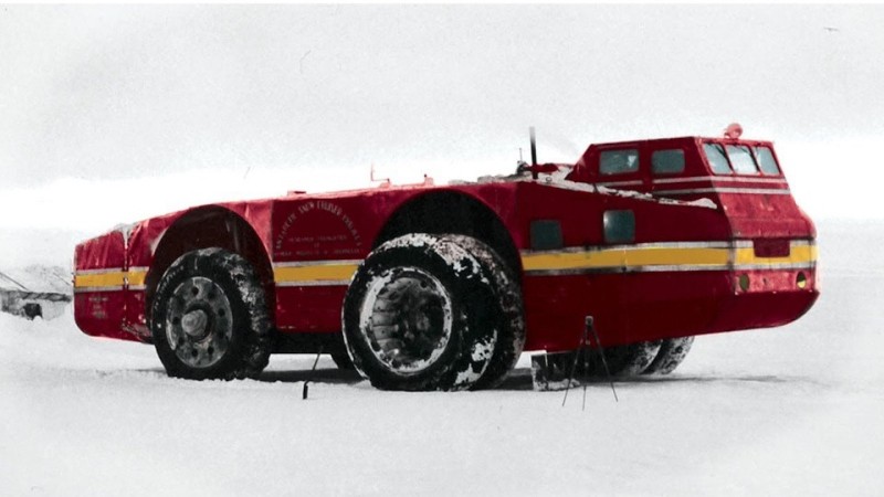 Create meme: antarctic snow cruiser 1939, antarctic snow cruiser, all-terrain vehicle Antarctic snow cruiser